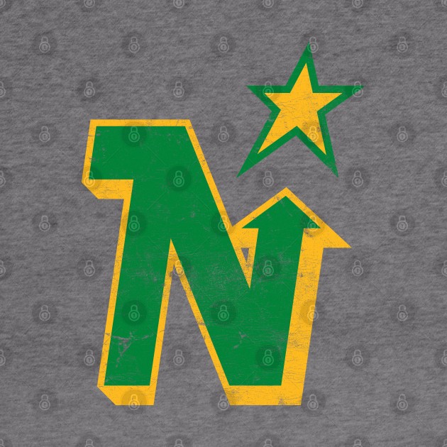 Minnesota North Stars --  Faded/Distressed Style by CultOfRomance